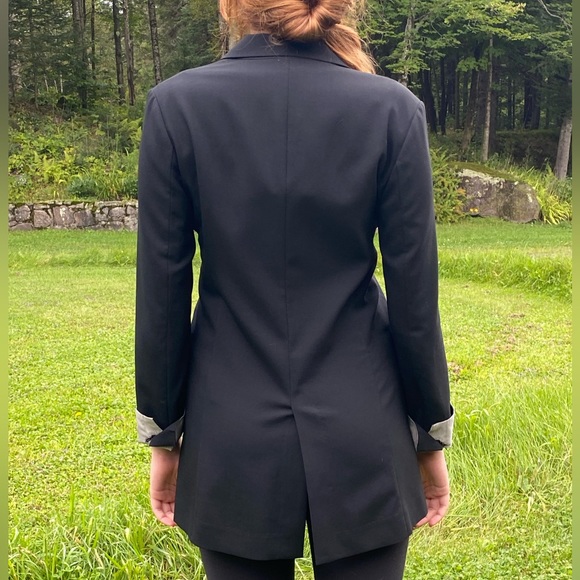 Suit Jacket Black Women Size L - Picture 2 of 12